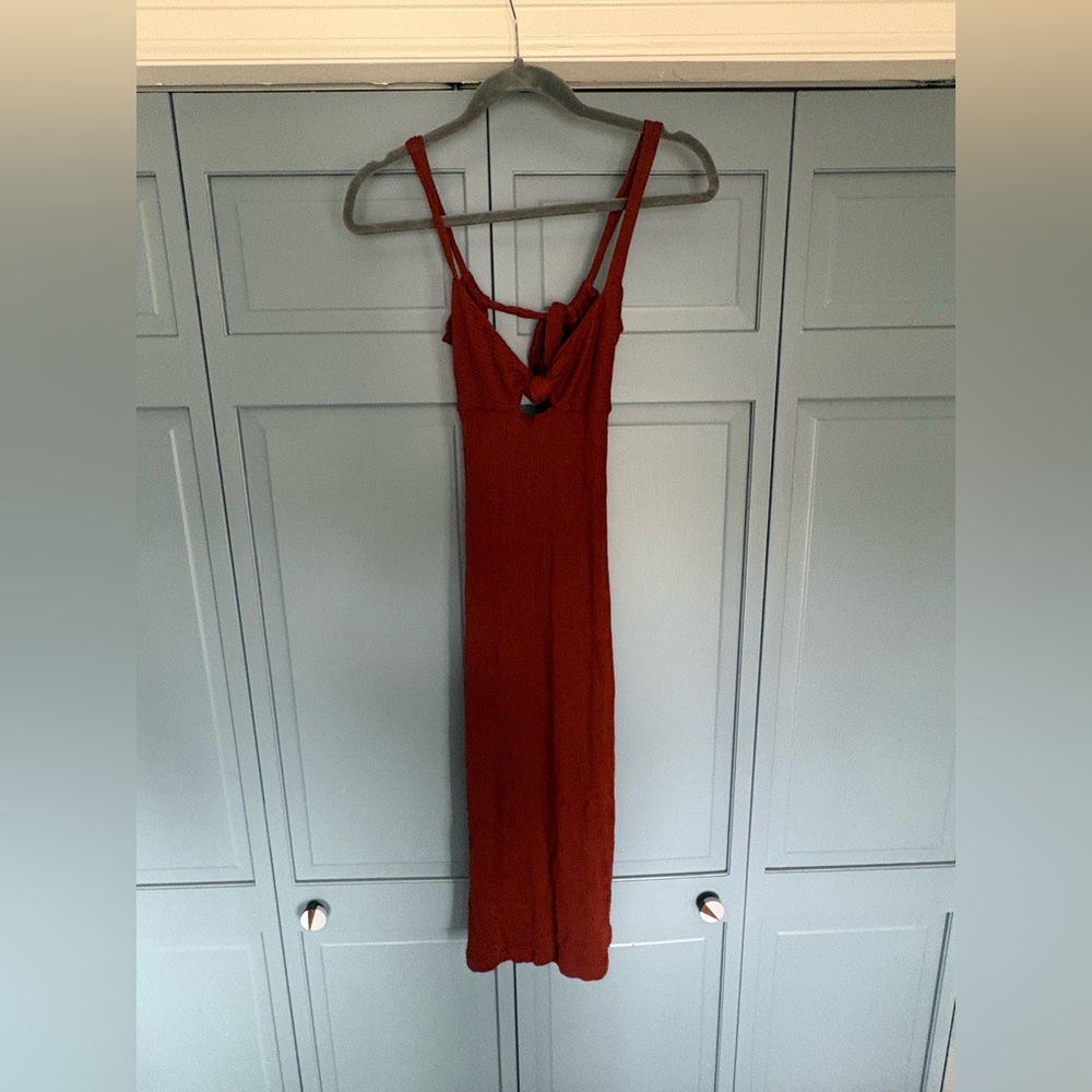 L space open back dress